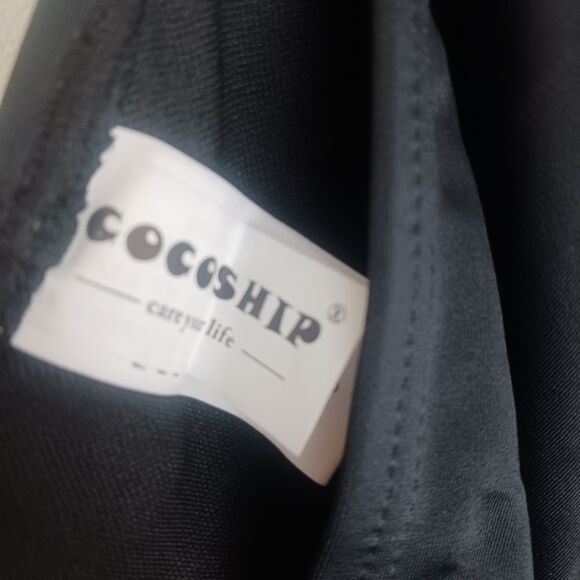 Cocoship high waisted black bikini bottom size 8 - Picture 3 of 4